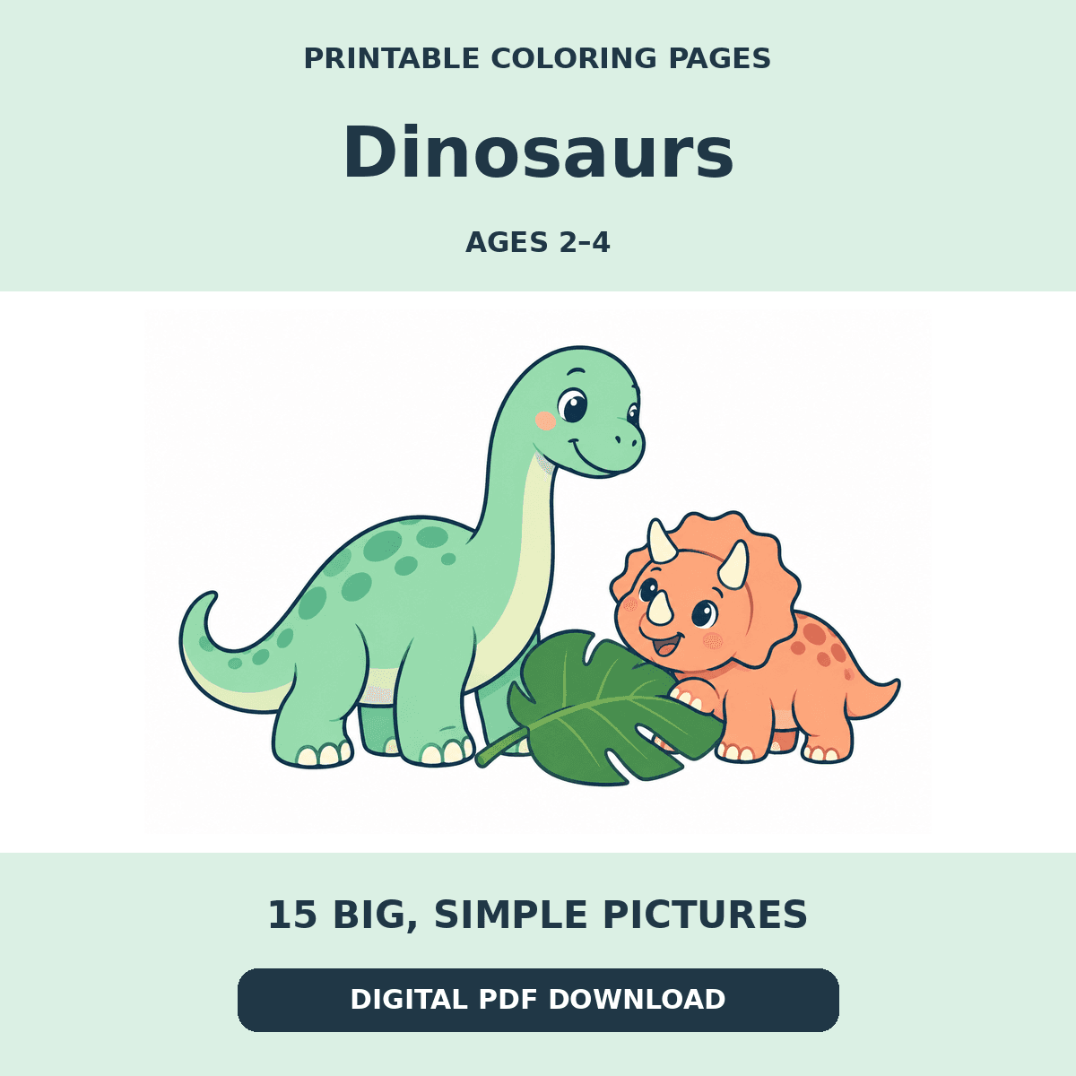 Dinosaurs Coloring Pages